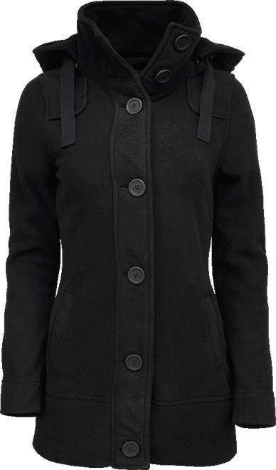 Brandit Kabát Women Square Fleece Jacket černý 3XL