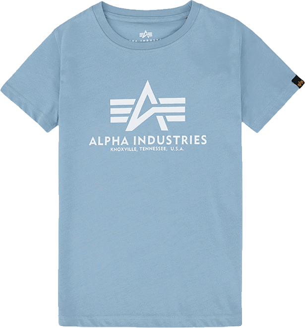 Alpha Industries Tričko détské Basic T Kids/Teens greyblue 16