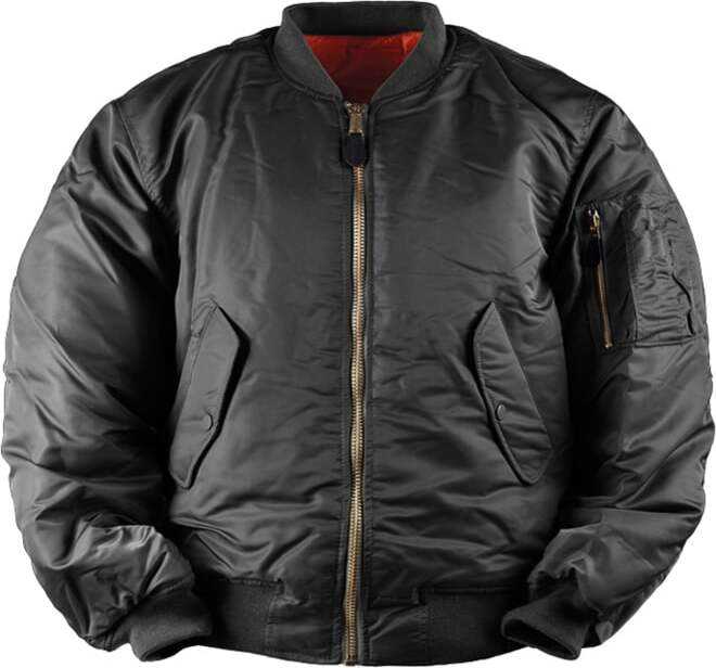 Bunda MA1 Bomber Fliegerjacke Basic černá 5XL